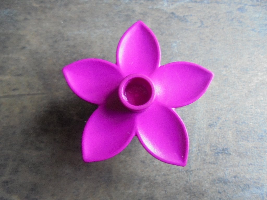 Lego Duplo Plant Flower with 1 Top Stud (zie foto's), Ophalen of Verzenden, Gebruikt, Losse stenen, Duplo