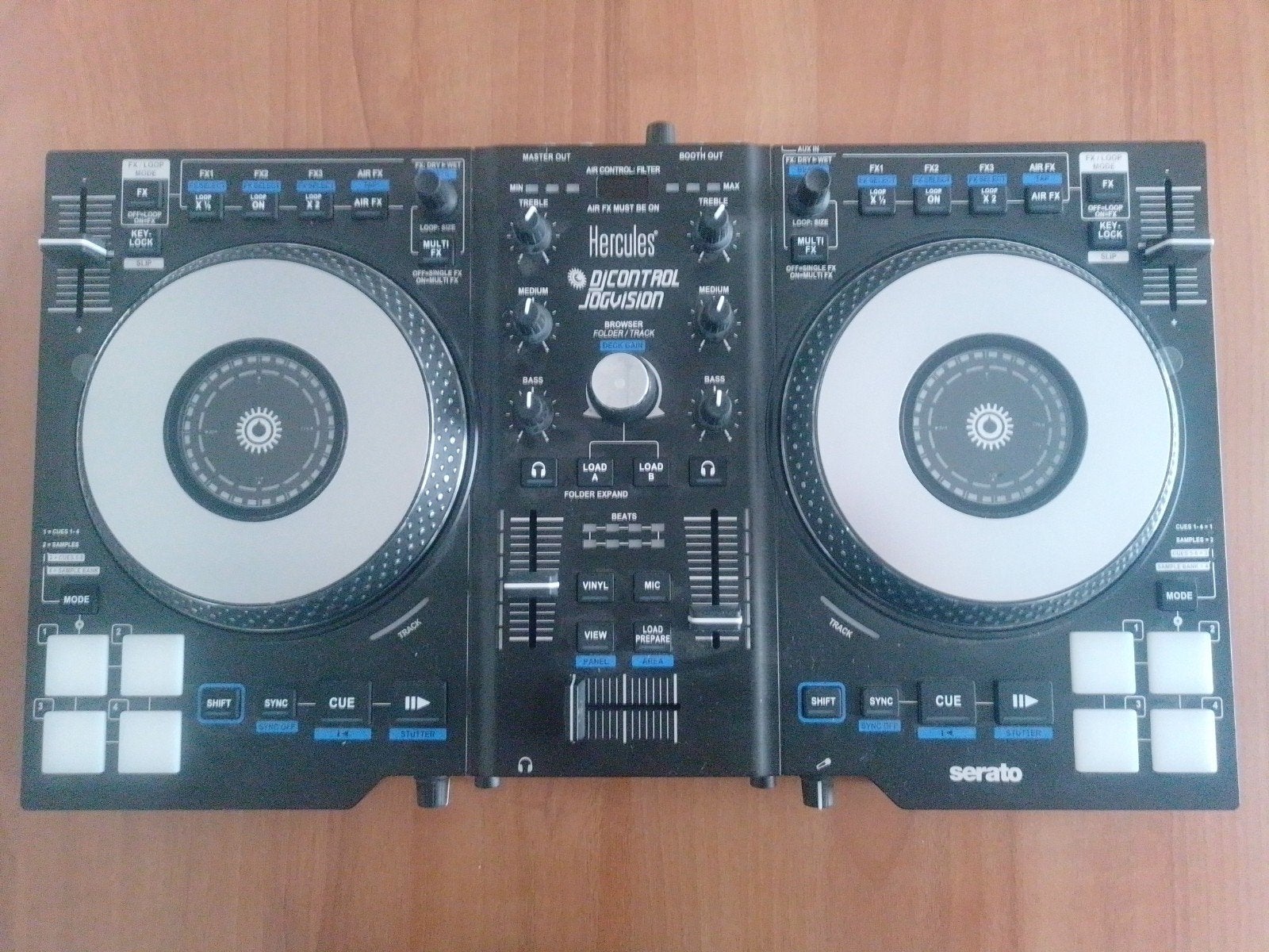 Hercules DJControl Jogvision, Muziek en Instrumenten, Dj-sets en Draaitafels, Ophalen of Verzenden, Zo goed als nieuw, Draaitafel