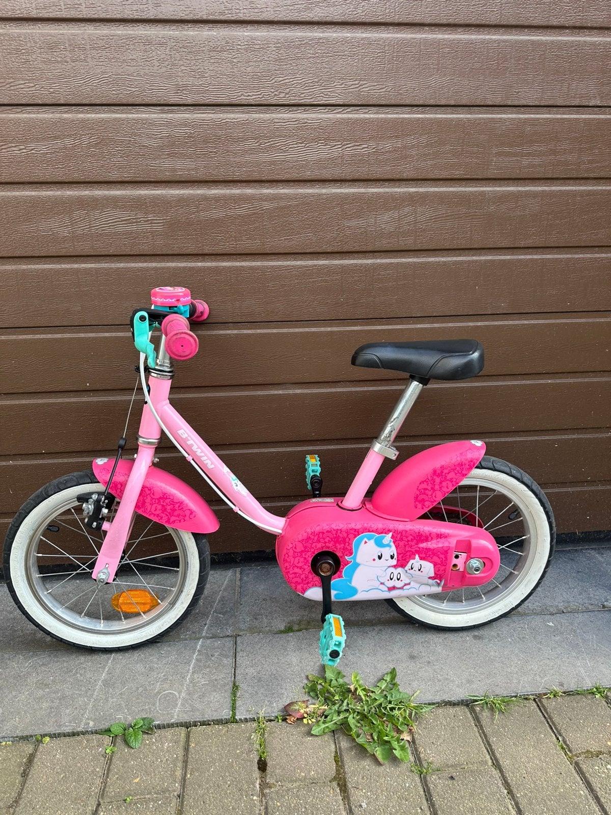 Kinderfiets btwin, Ophalen, Zo goed als nieuw, Zijwieltjes