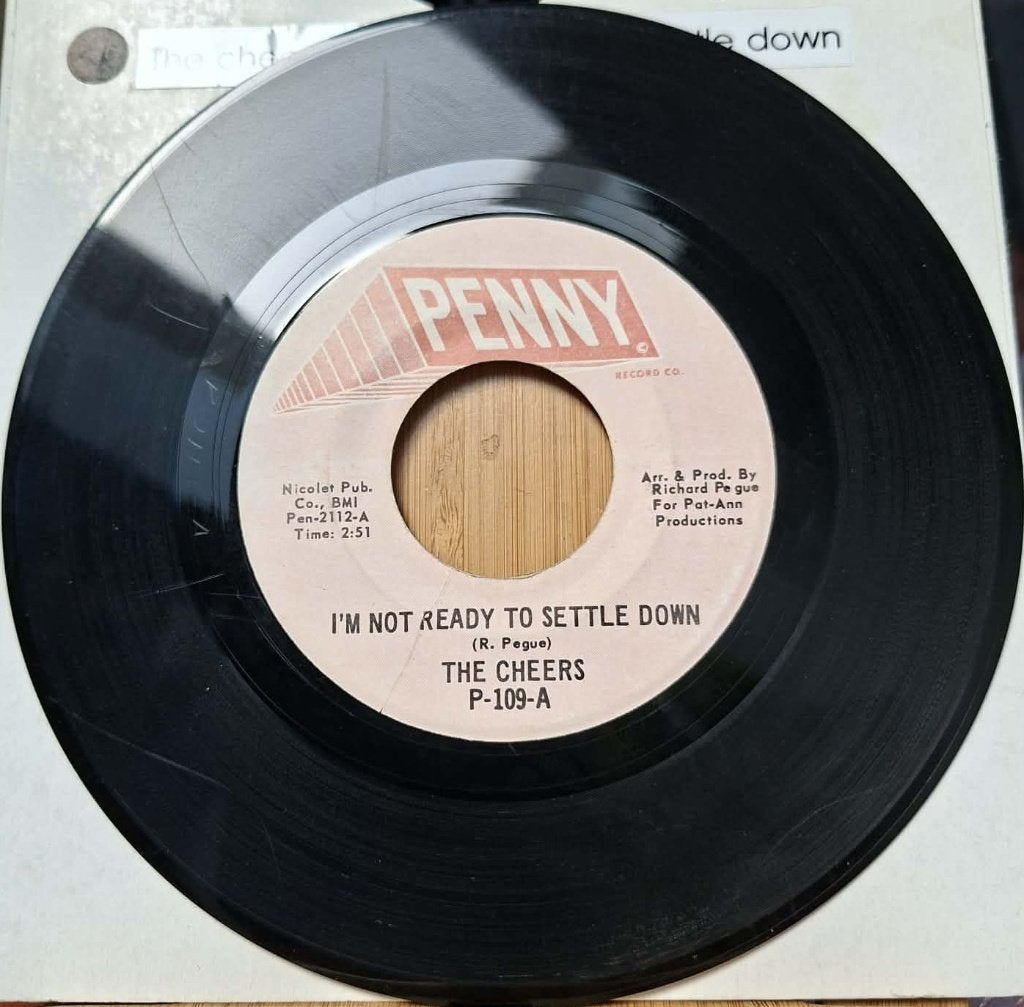 The Cheers - I’m Not Ready To Settle Down, 7 inch, Utilisé, Vinyle coloré, Autres types