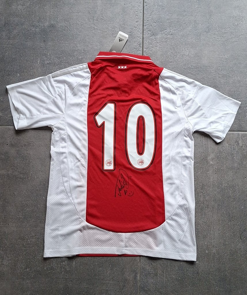 Shirt Ajax met originele handtekening; Dusan Tadic, Verzamelen, Ophalen of Verzenden, Nieuw, Shirt