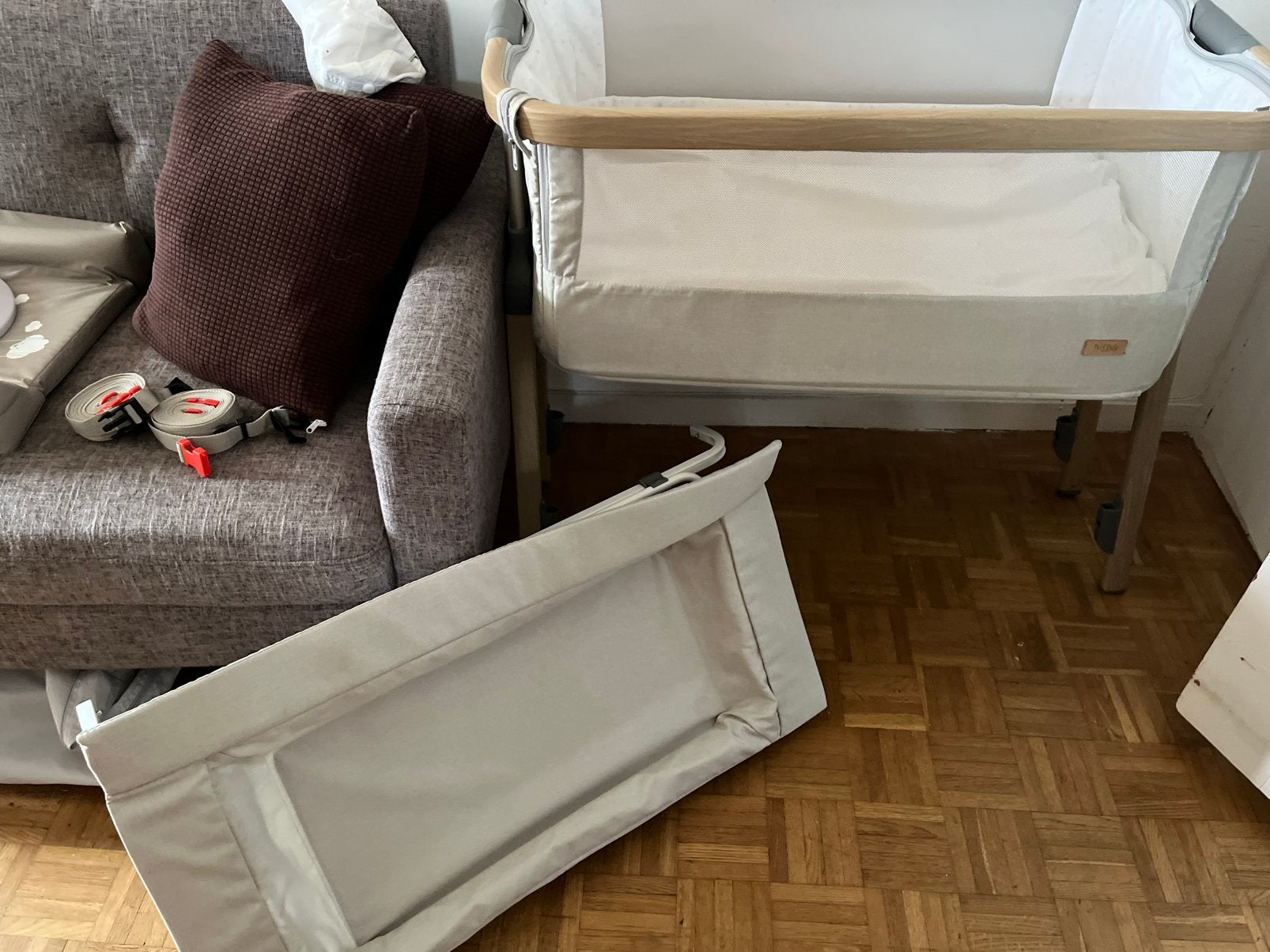 Cosleeper Tutti Bambini Cozee Lichte grijs, Ophalen, Gebruikt, Wieg