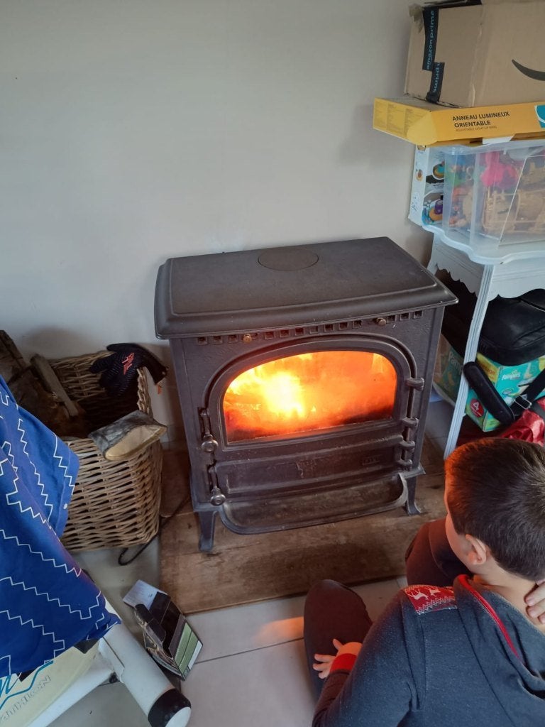 Poêle à bois Saey, Enlèvement, Utilisé