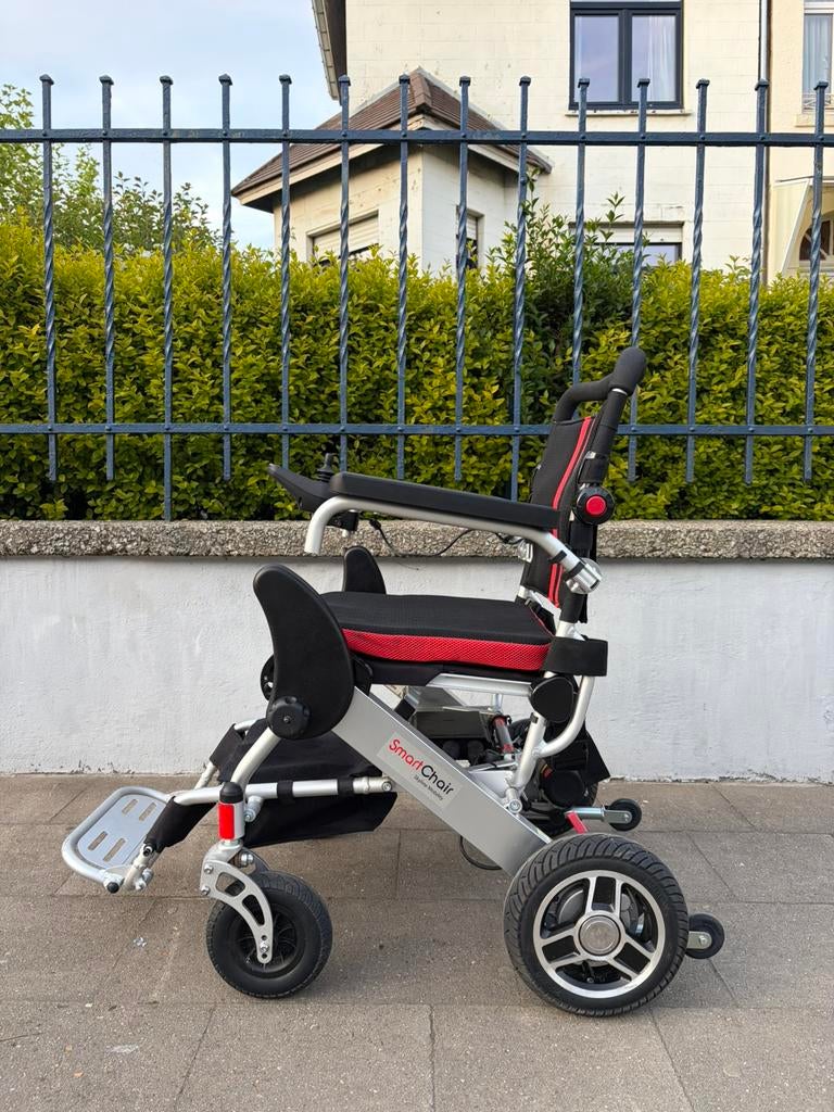 Smart Chair XL opvouwbare elektrische rolstoel nieuwstaat, Diversen, Rolstoelen, Ophalen of Verzenden, Inklapbaar, Zo goed als nieuw