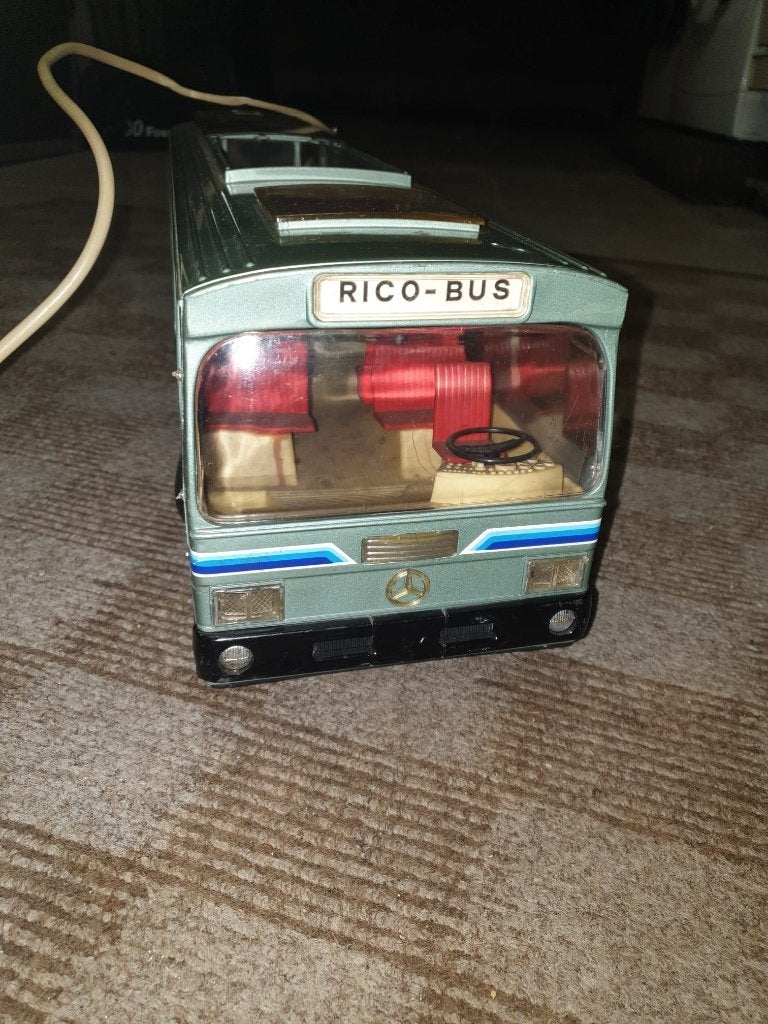 Retro bus met afstandbediening jaren 70, Ophalen of Verzenden