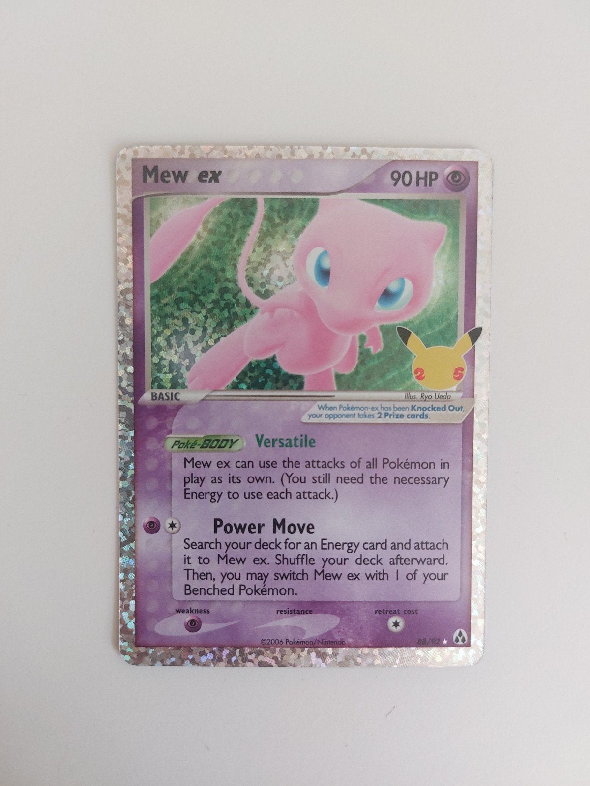 Mew EX (CEL 88), Enlèvement