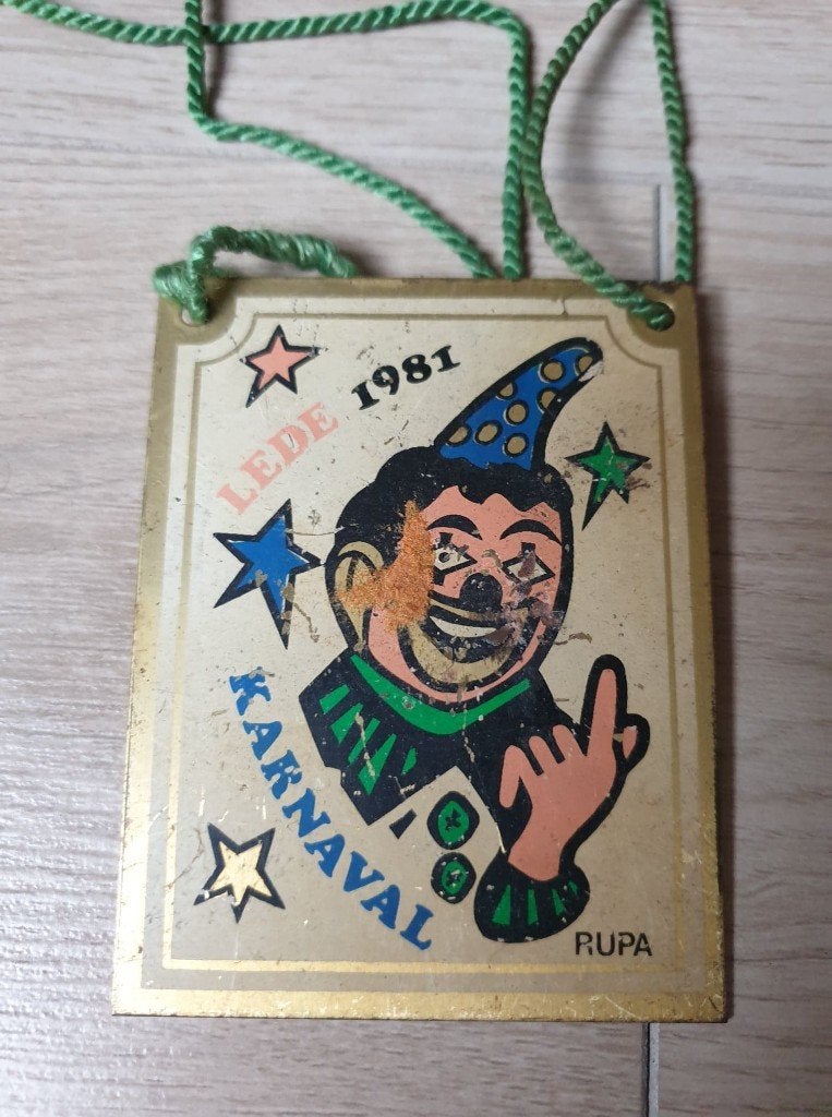 Karnaval medaille Lede 1981, Postzegels en Munten, Ophalen of Verzenden