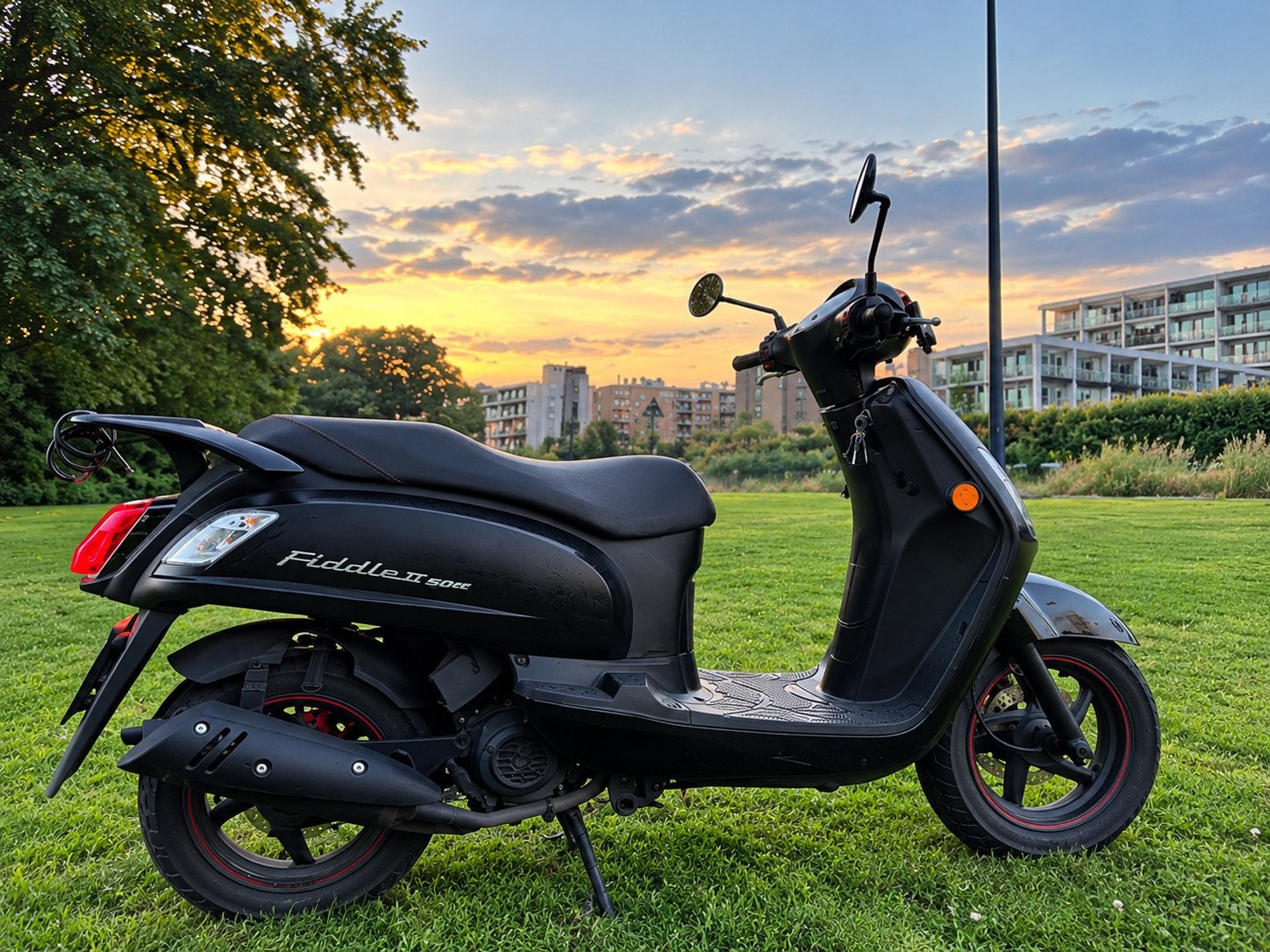 Brommer a klasse, Vélos & Vélomoteurs, Scooters | SYM, Enlèvement, Comme neuf, Fiddle