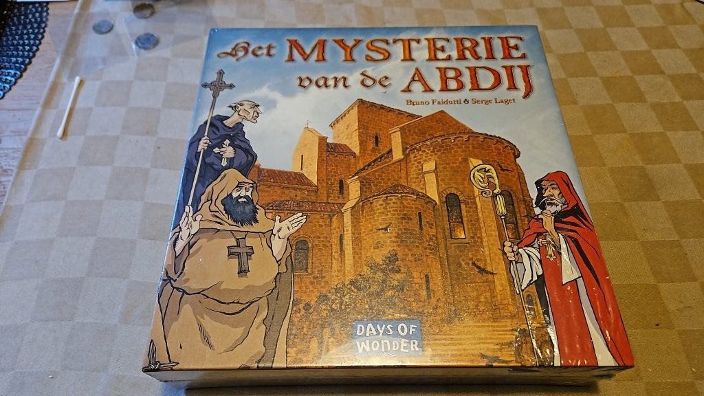 sceau de jeu de société The Mystery of the Abbey Days Wonder, Trois ou quatre joueurs, Enlèvement ou Envoi, Neuf
