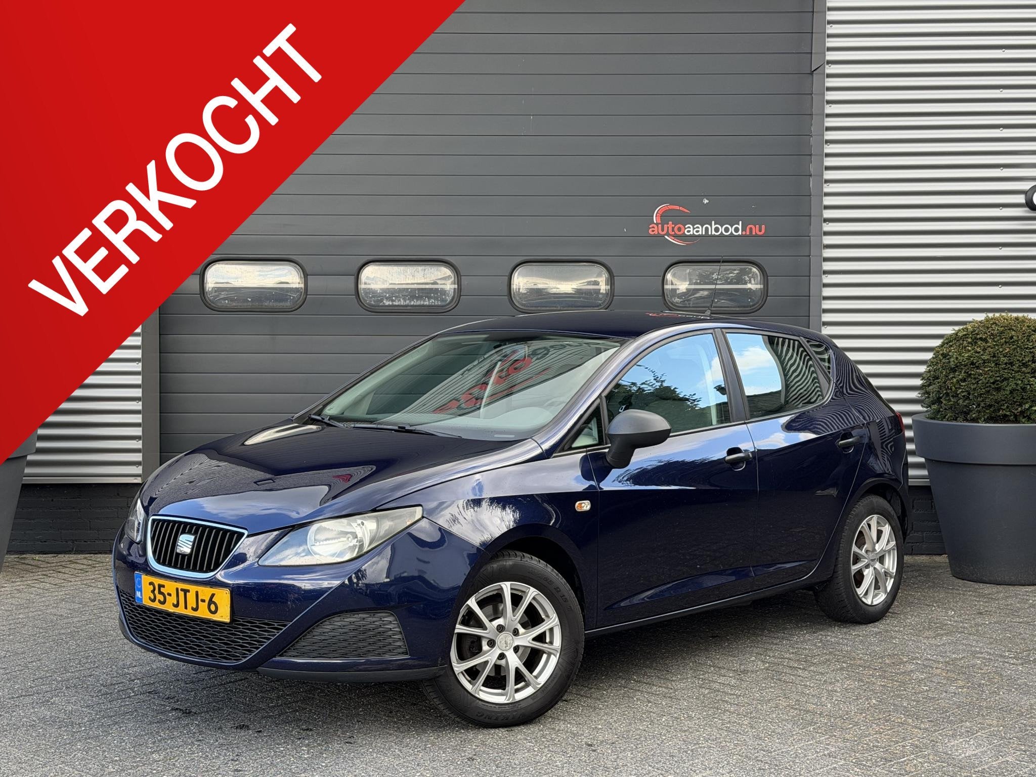 SEAT Ibiza 1.2 Beat | Airco | Lichtmetalen Velgen | 5 Deurs, Auto's, Seat, Voorwielaandrijving, Blauw, Ibiza, Bedrijf