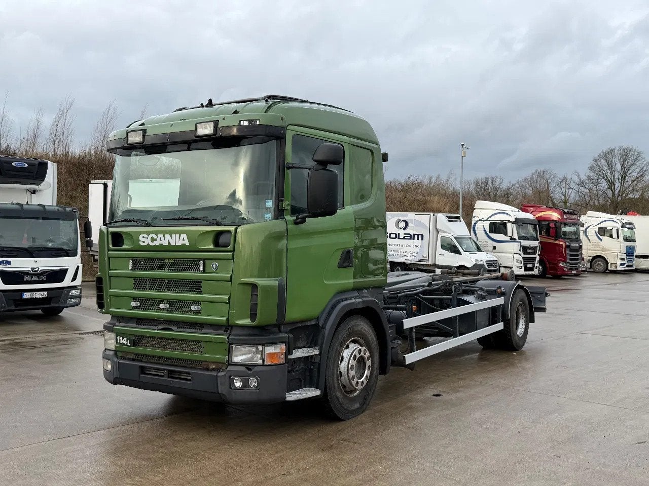 Scania R114-380 HAAKSYSTEEM (bj 2000), Auto's, Scania, Overige brandstoffen, Bedrijf, Te koop