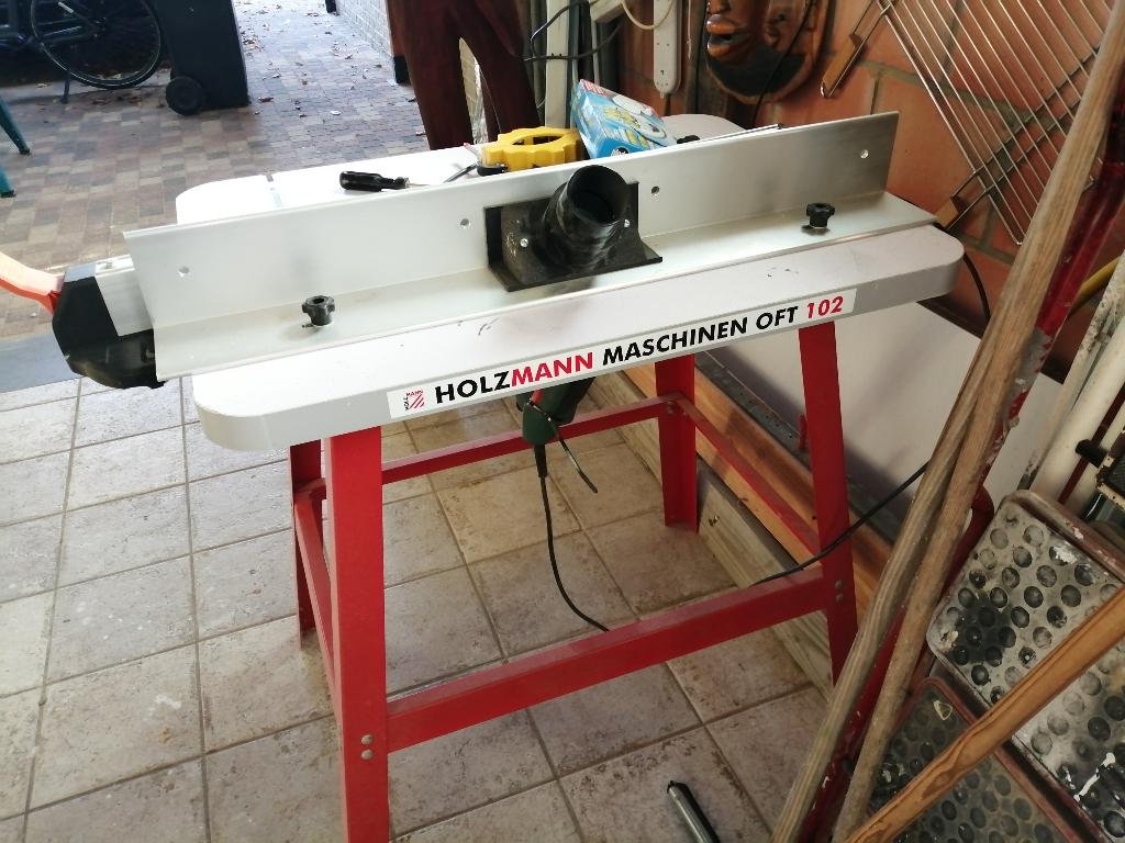 Freestafel met bosch bovenfrees, Bricolage & Construction, Outillage | Fraiseuses, Enlèvement, Utilisé, Routeur, Posch