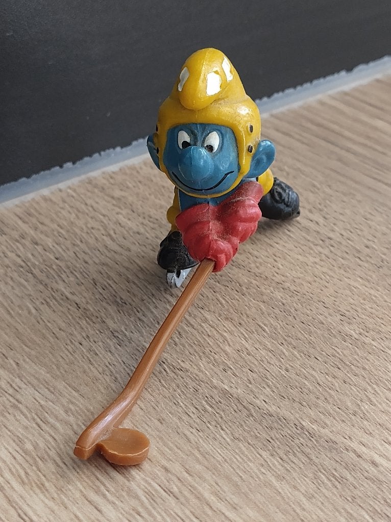 2.0037 Icehockey smurf - Peyo, Ophalen of Verzenden, Zo goed als nieuw