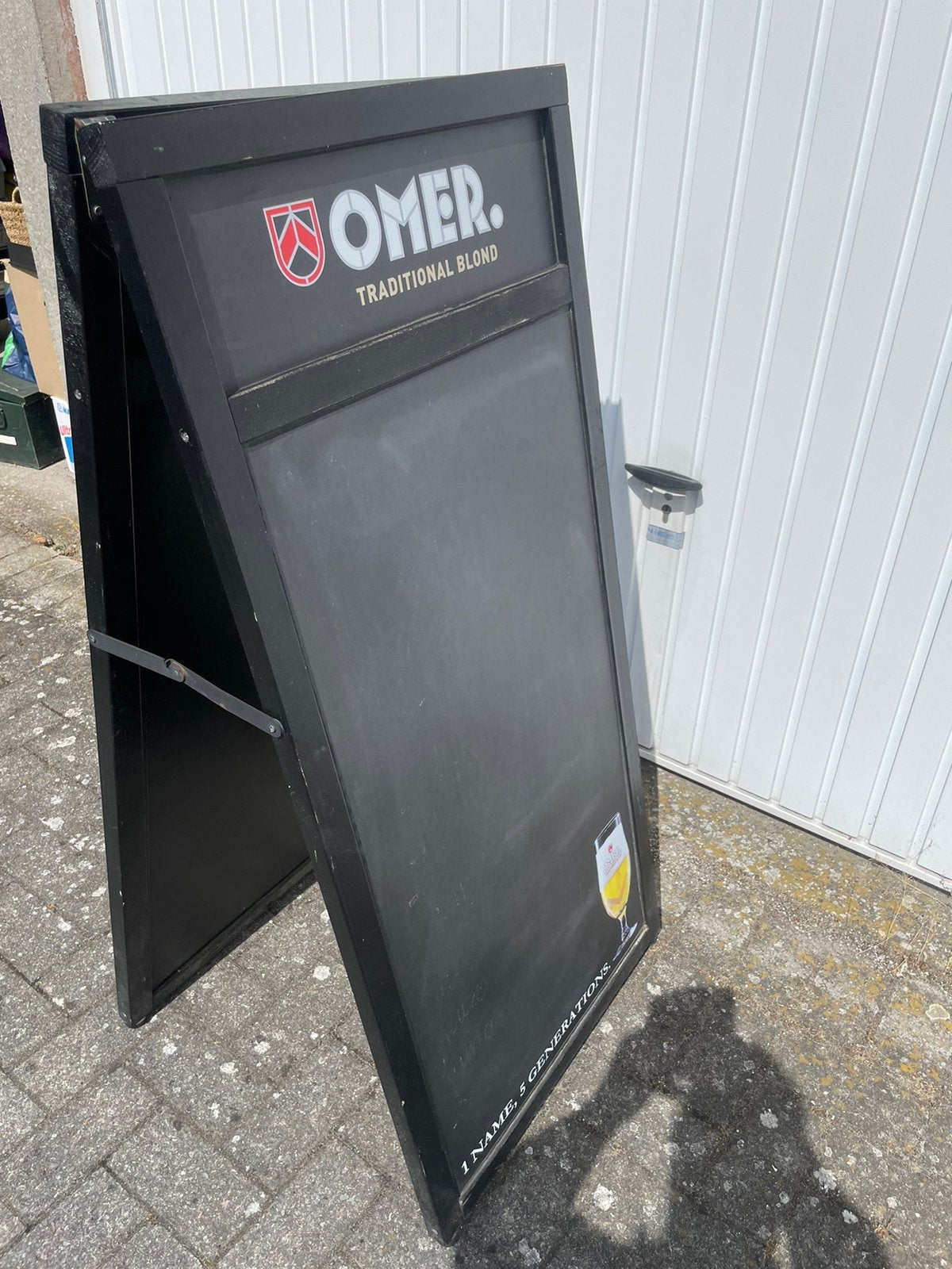 Omer krijtbord, Verzamelen, Ophalen