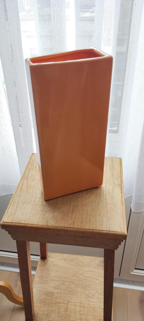 Oranje vaas, Huis en Inrichting, Woonaccessoires | Vazen, Ophalen, Oranje