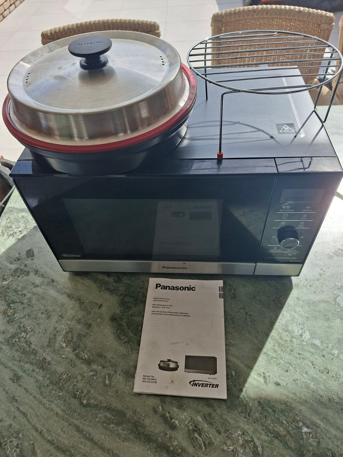 combi stoomoven panasonic, Electroménager, Enlèvement, Comme neuf, Four à vapeur