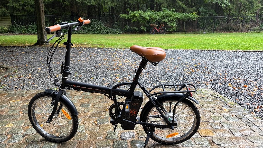 elek  vouwfiets, Fietsen en Brommers, 14 tot 16 inch, Zo goed als nieuw, Totaal opvouwbaar, Ophalen