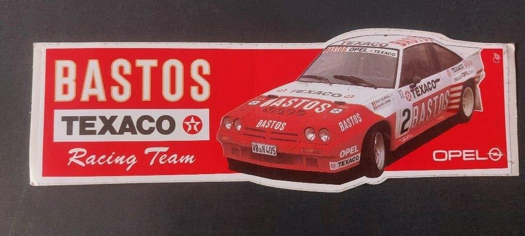 Sticker autocollant Rally Bastos opel manta Guy Colsoul, Envoi, Utilisé