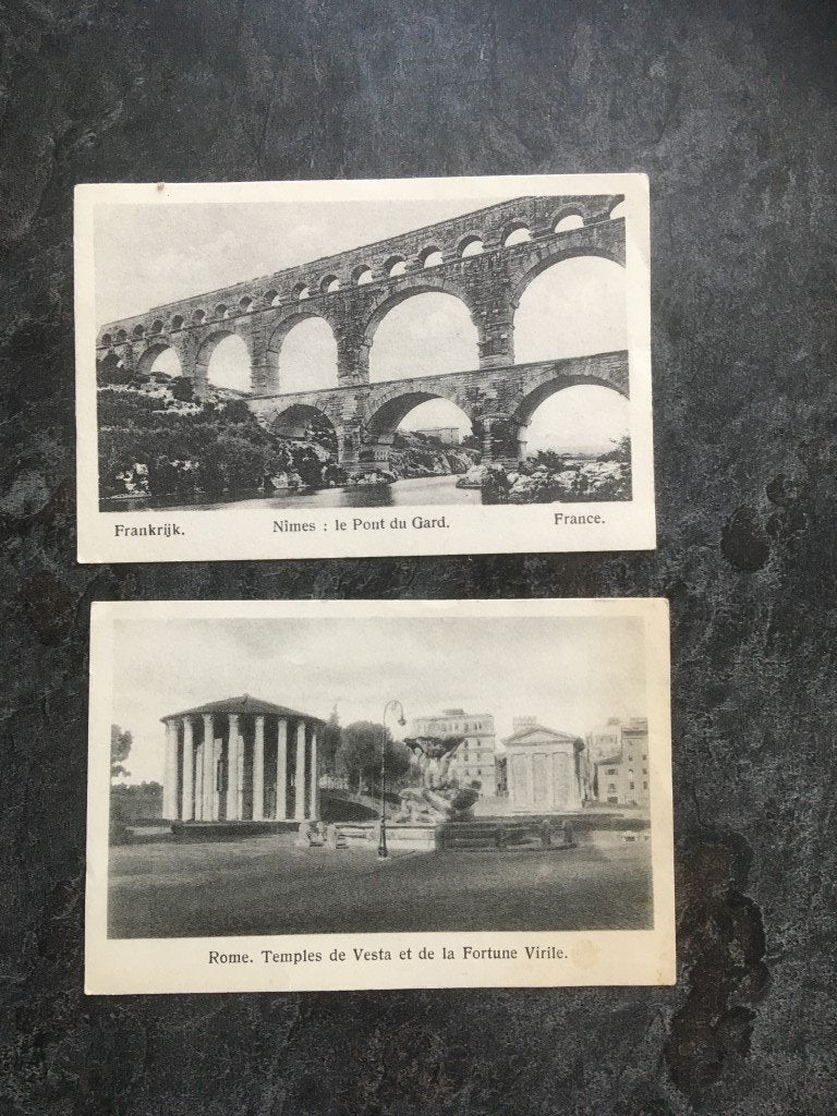 17 prenten Geschiedenis - Socrates - Romeinse bouwkunst ...., Ophalen of Verzenden