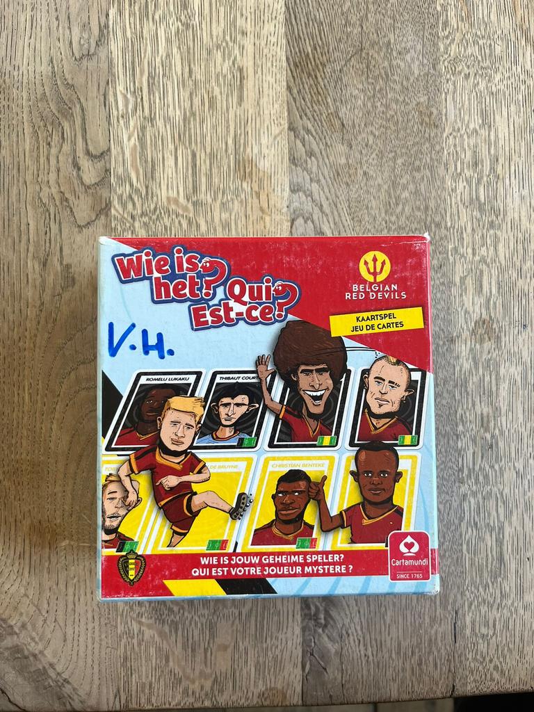 Wie is het? Rode duivels editie, Ophalen, Zo goed als nieuw