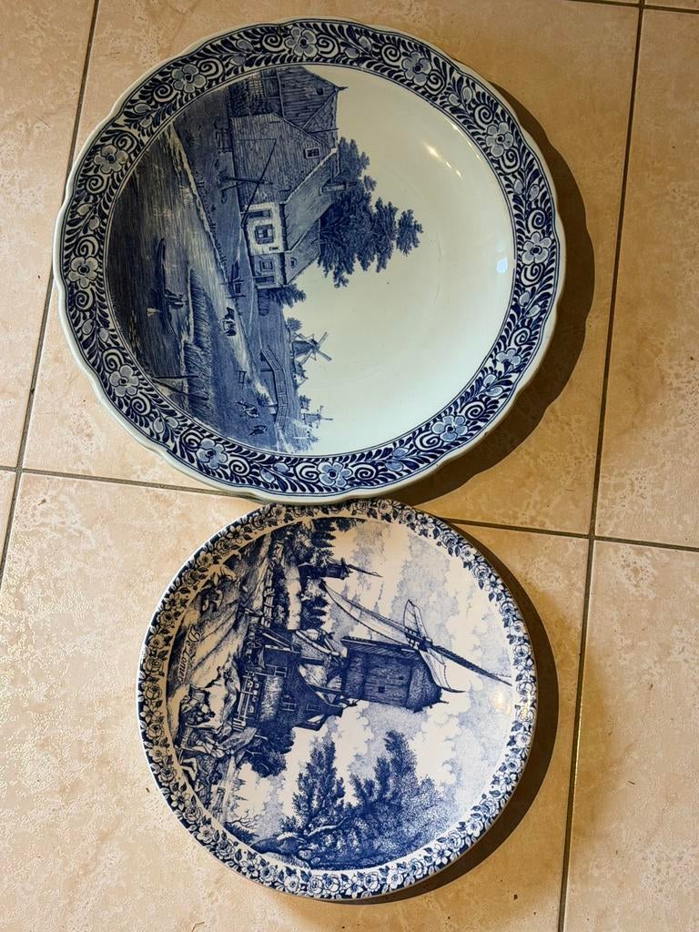 Wandborden Delfts, Ophalen