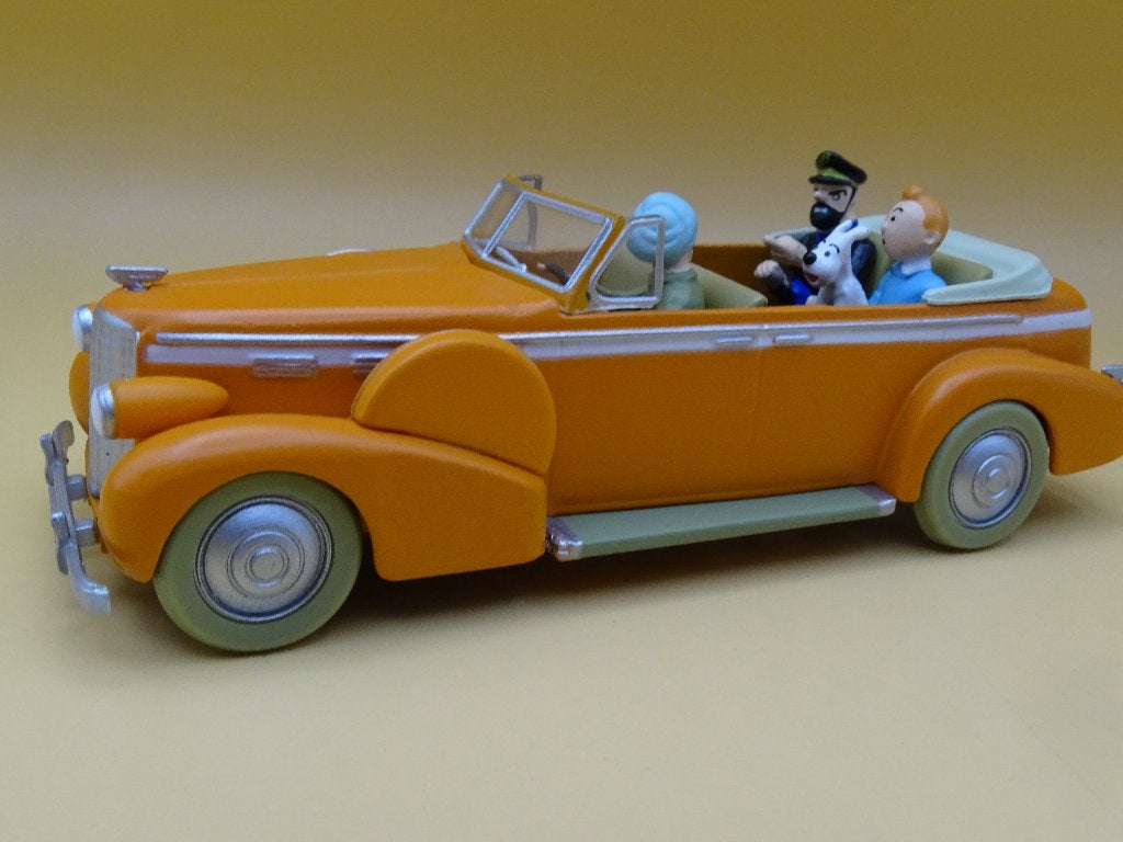 Tintin :1:43  taxi de New Delhi depuis « Tintin au Tibet », Collections, Enlèvement ou Envoi, Tintin, Comme neuf, Statue ou Figurine