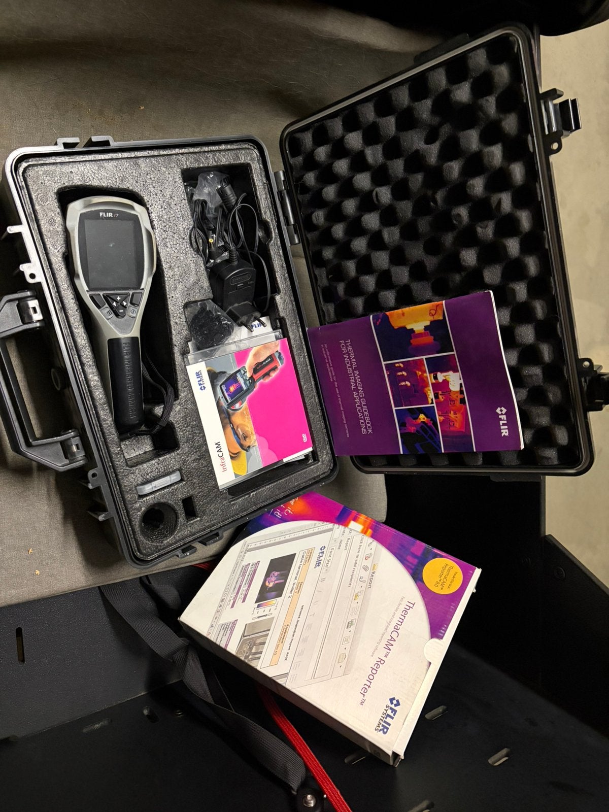 Flir thermografische camera, Ophalen, Gebruikt