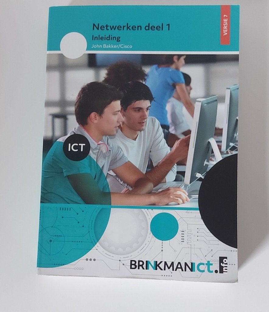 Netwerken deel 1 - inleiding, Boeken, Ophalen of Verzenden, Zo goed als nieuw, Hogeschool, John Bakker