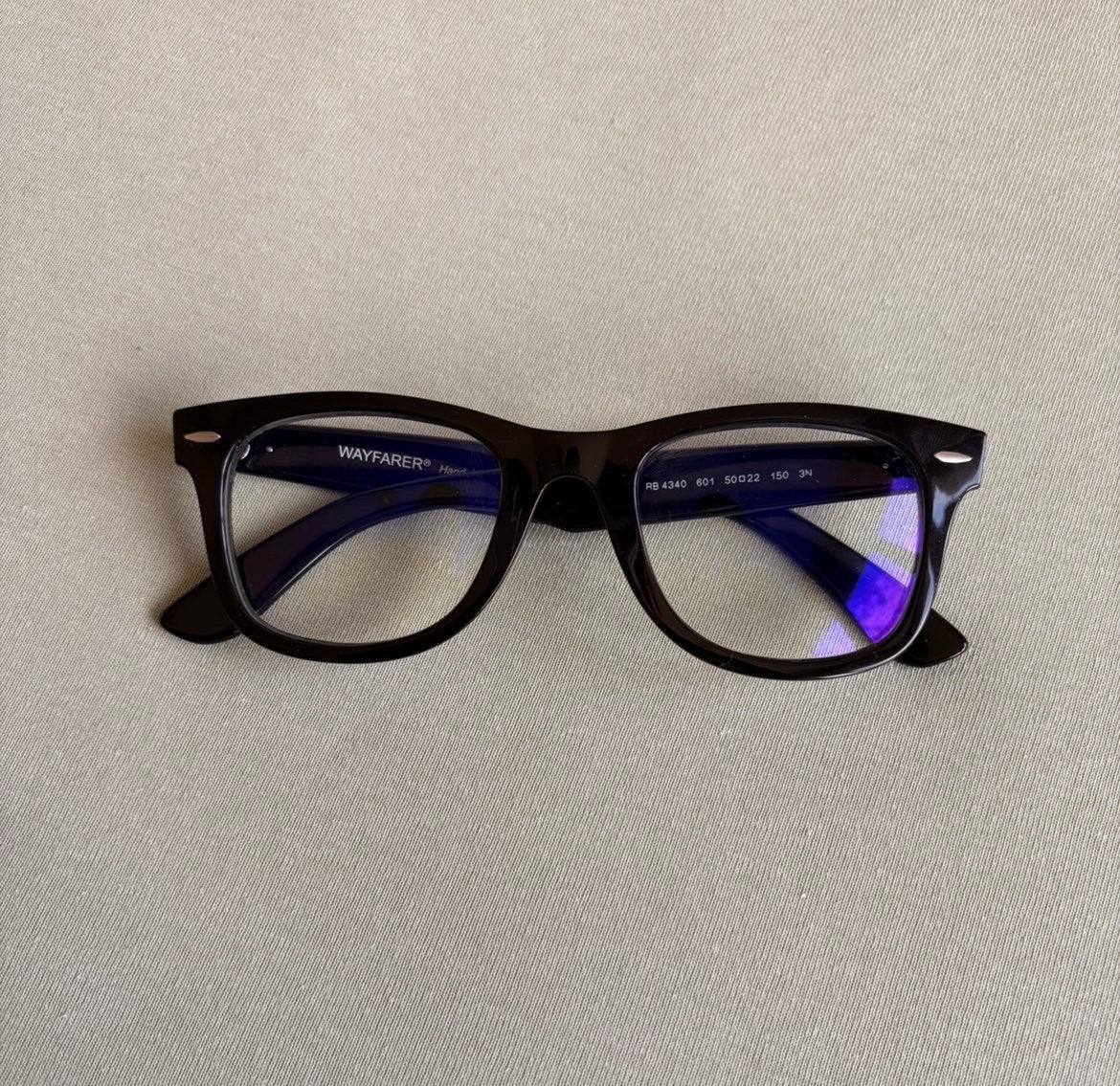 Lunette RAYBAN avec Verres premium anti-lumière bleue, Handtassen en Accessoires, Ophalen of Verzenden, Zo goed als nieuw