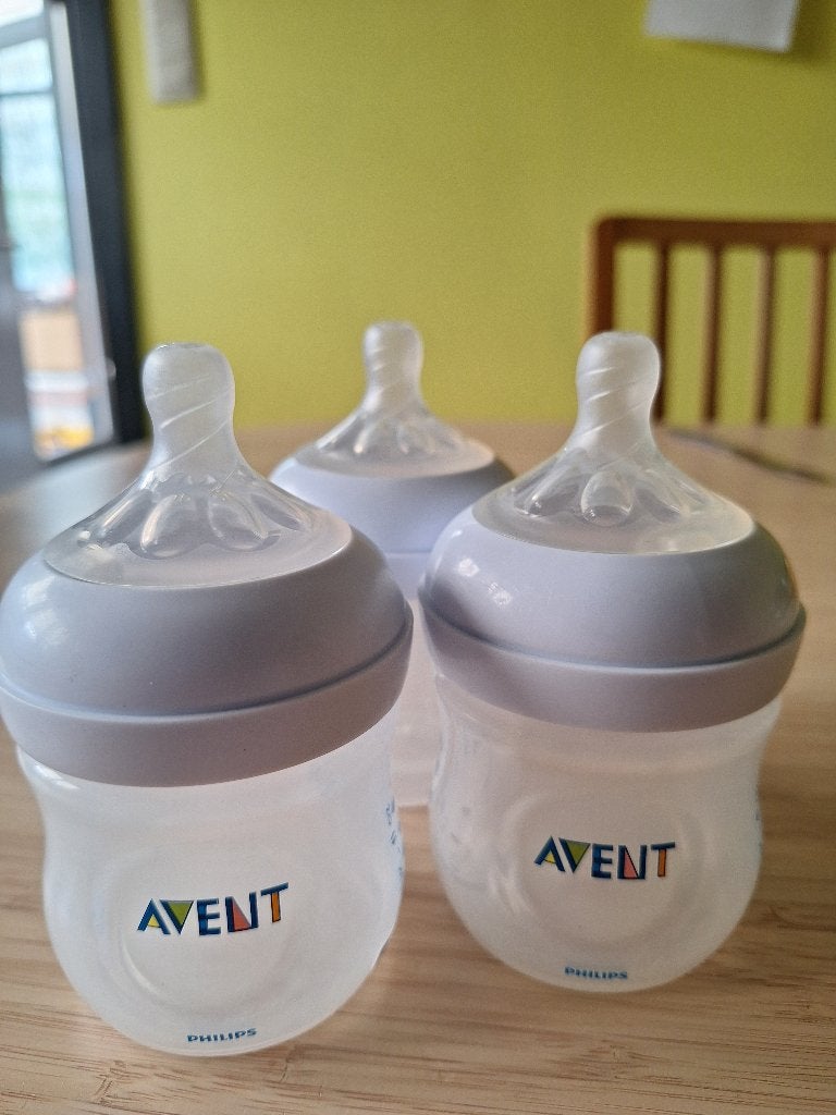 3 Avent flesjes 125 ml, Enlèvement, Utilisé, Biberon, Philips Avent