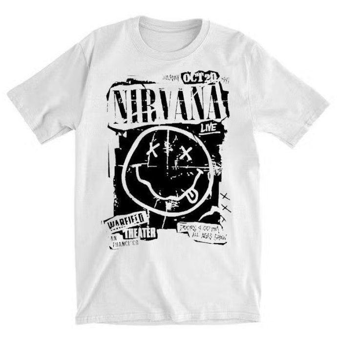 Band T-shirt Nirvana - Warfield Theater, Ophalen of Verzenden, Nieuw, Maat 46 (S) of kleiner