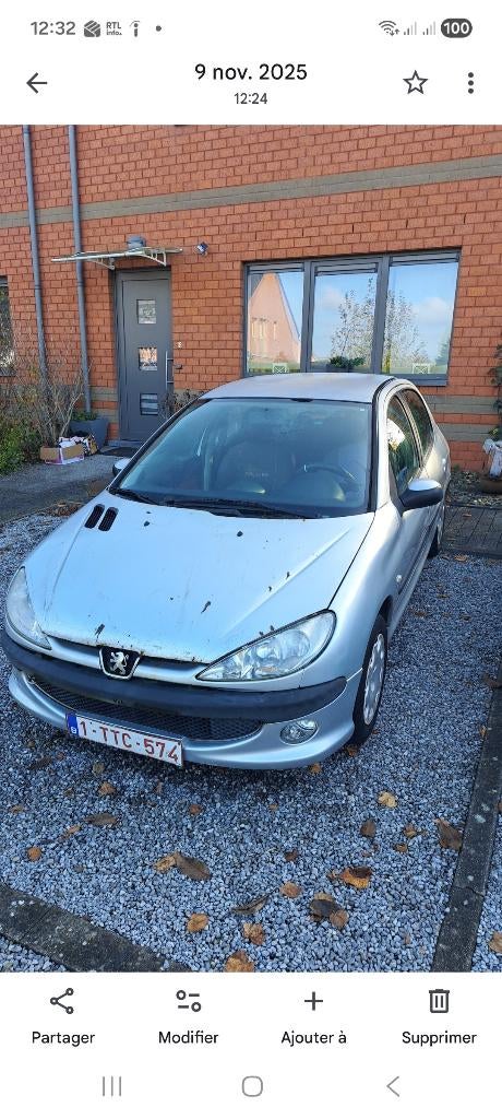 Peugeot 206, Voorwielaandrijving, Stof, Overige kleuren, 5 deurs