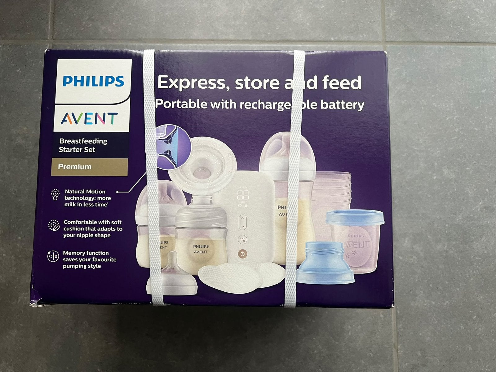 Philips Avent - Tire lait électrique + pack biberons - NEUF, Enfants & Bébés, Enlèvement, Comme neuf, Tire-lait, Philips Avent