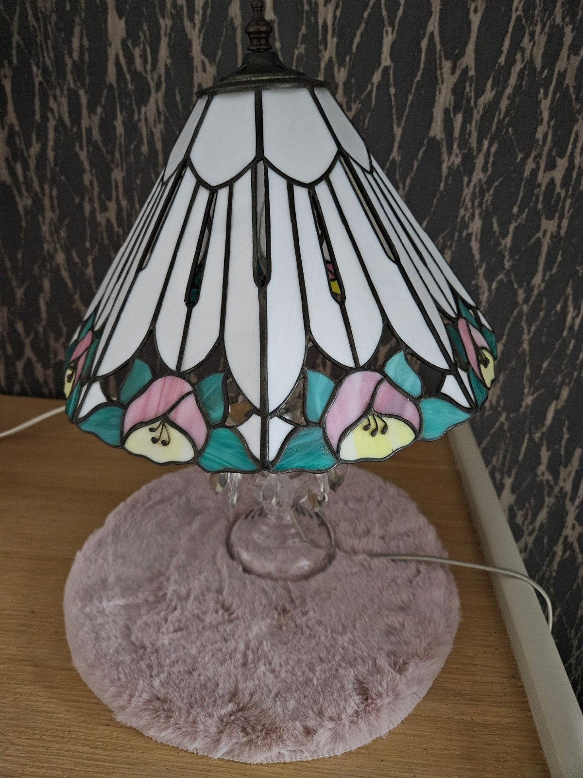 Schemerlamp, Ophalen, Glas