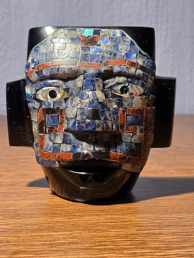Mexicaans dodenmasker, Antiek en Kunst, Ophalen