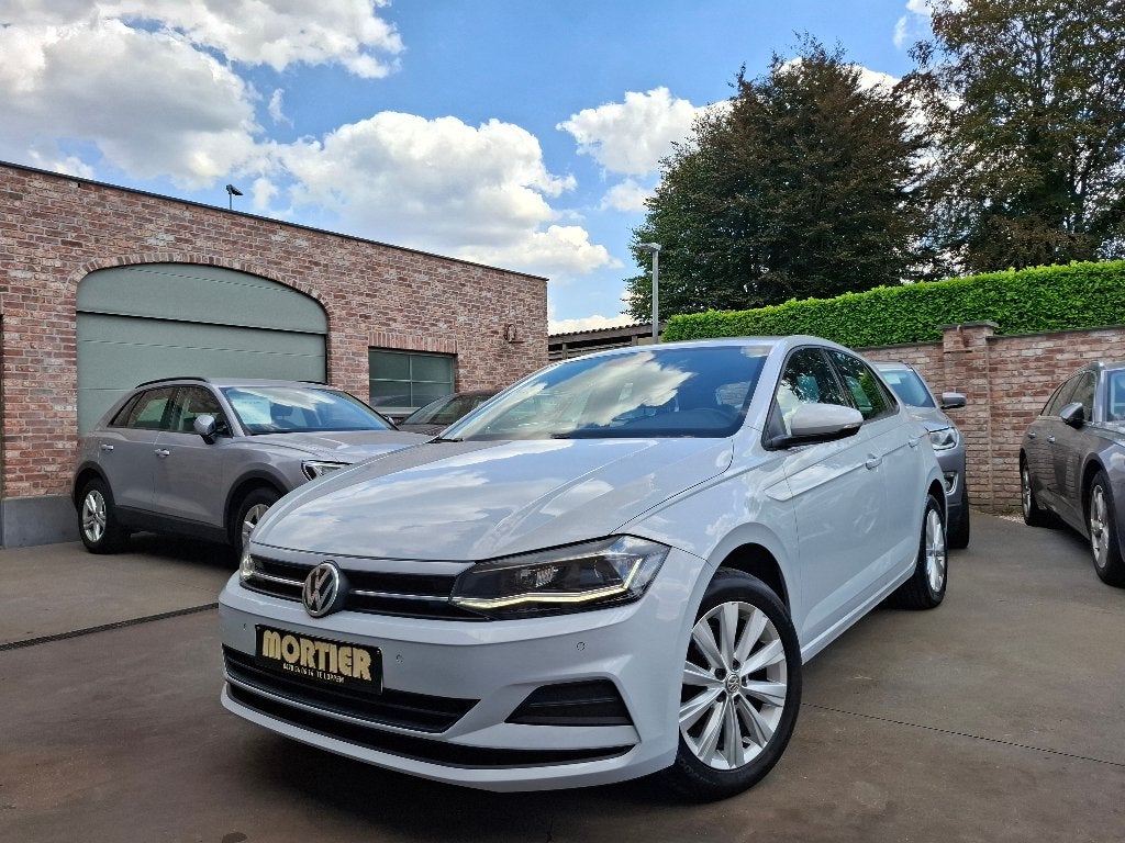 VW Polo 5-deurs, 1.0TGi/Benzine+CNG,1ste eig,LED-Xenon,App S, Auto's, Volkswagen, Voorwielaandrijving, Stof, CNG (Aardgas), Wit