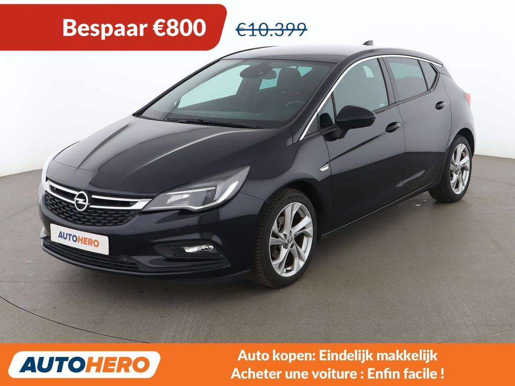 Opel Astra 1.4 SIDI Turbo Dynamic Start&Stop (bj 2017), Auto's, Voorwielaandrijving, Stof, Gebruikt, Zwart