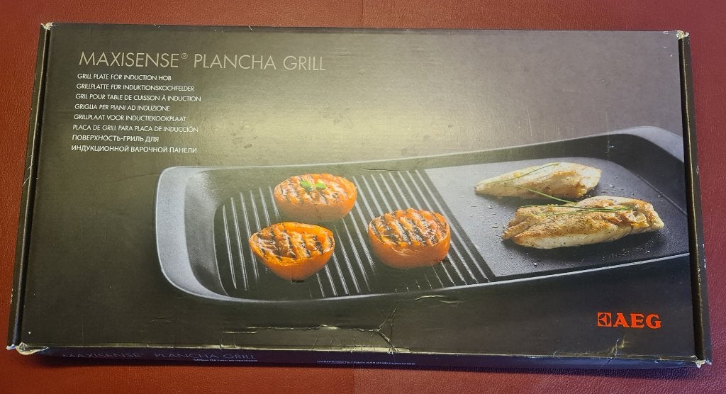 Maxisense plancha grill AEG (induction) - Neuve !, Enlèvement ou Envoi, Lave-vaisselle, Neuf