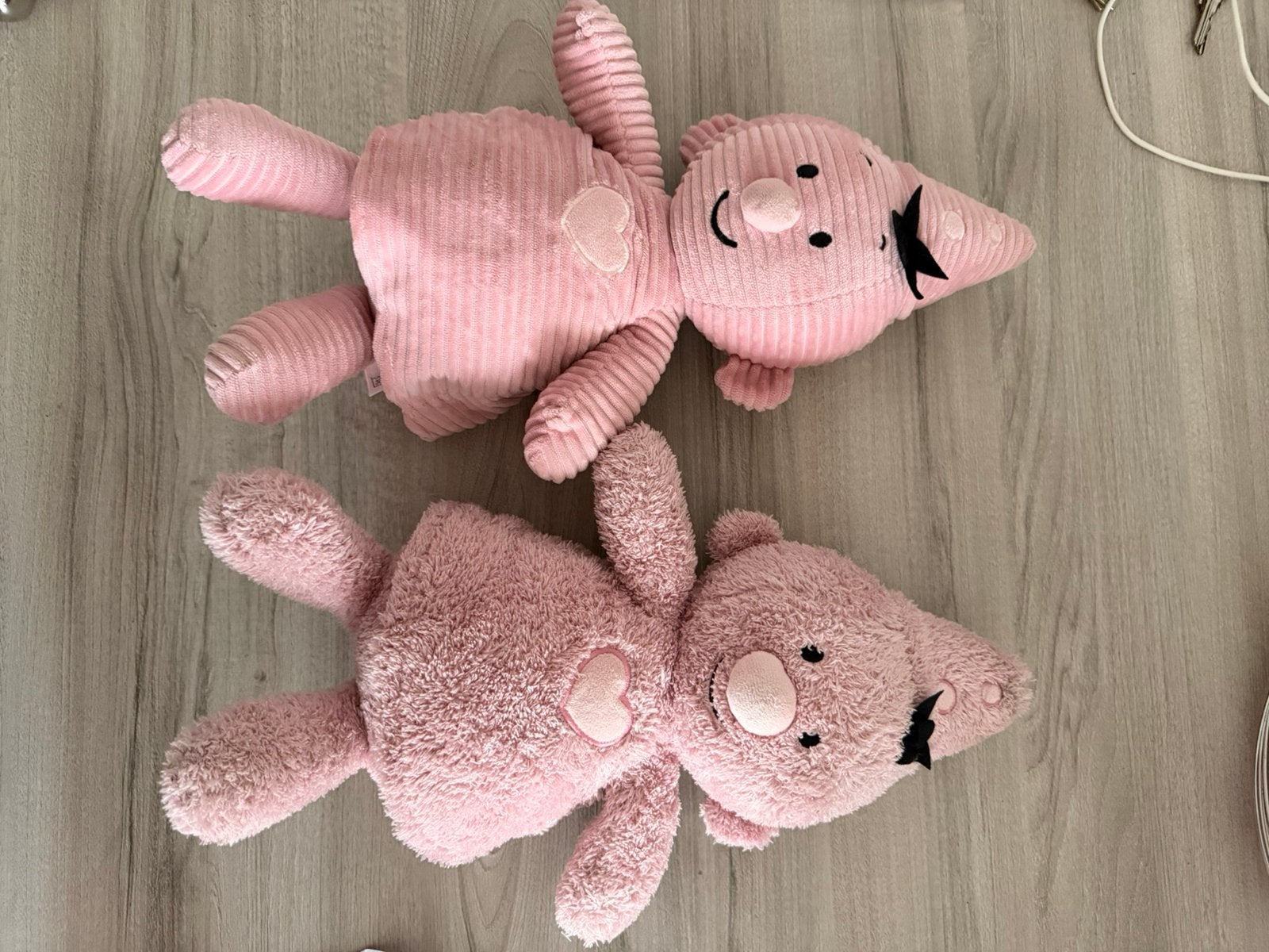 2 roze bumba’s, Ophalen, Gebruikt, Roze