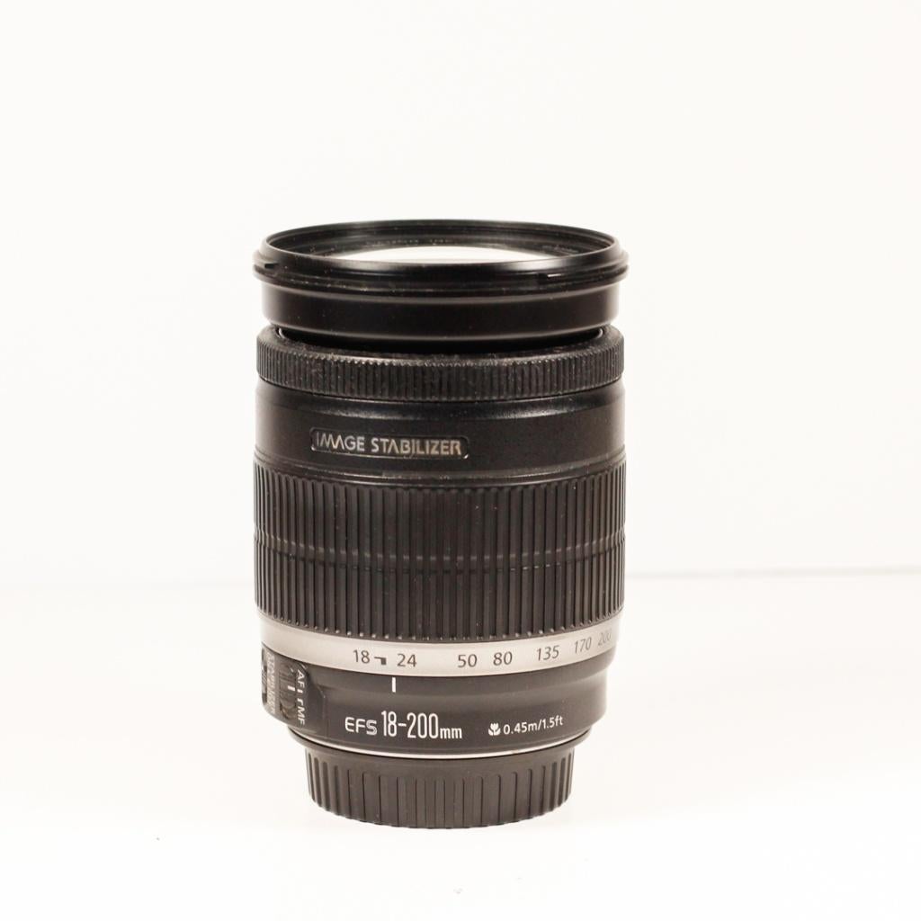 EFS 18-200 IS Canon 1 zoom pour toutes vos photos, Enlèvement, Comme neuf, Téléobjectif, Zoom