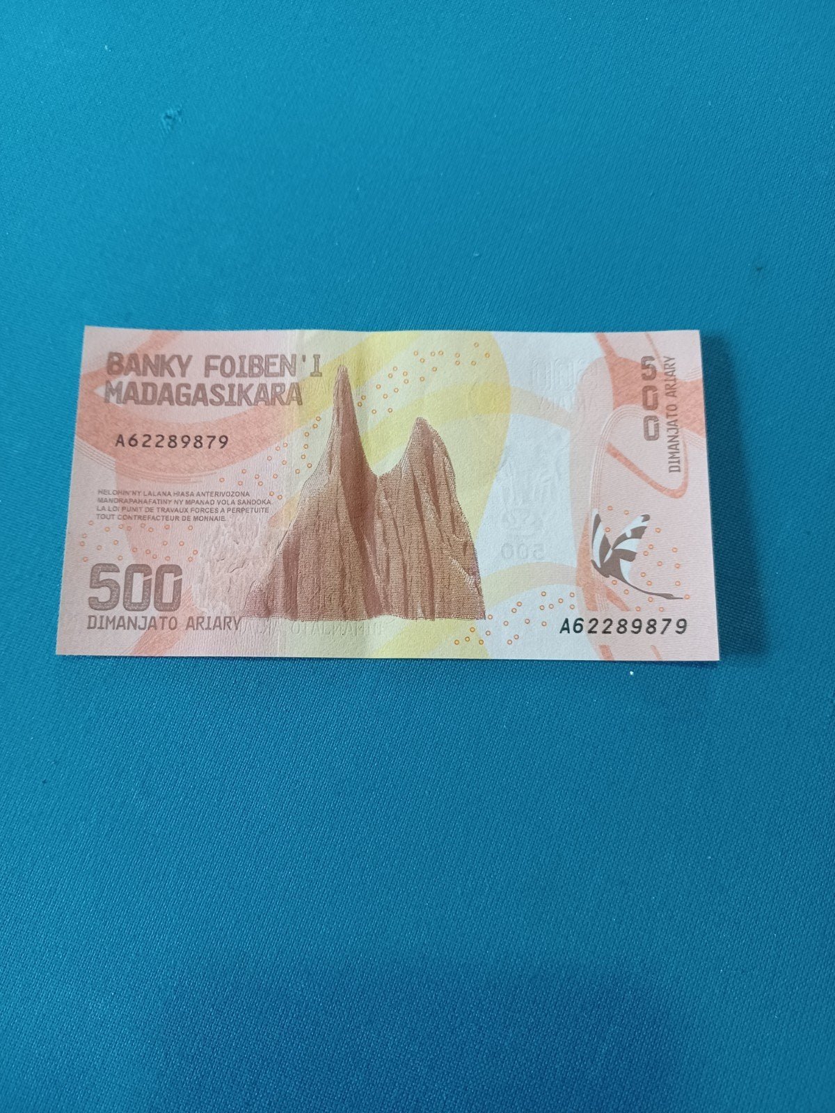 MADAGASKAR 500 ARIARY, Postzegels en Munten, Bankbiljetten | Afrika, Ophalen of Verzenden