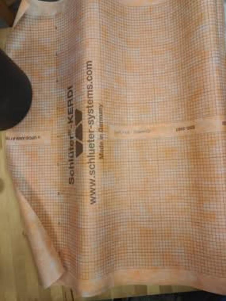 Membrane d'étanchéité pour douche, Enlèvement, Neuf, Douche