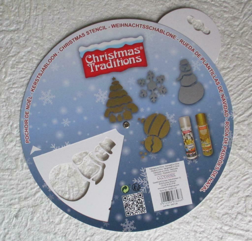 Pochoir De Noël (Modèle 1), Enlèvement ou Envoi, Neuf, Article de fête