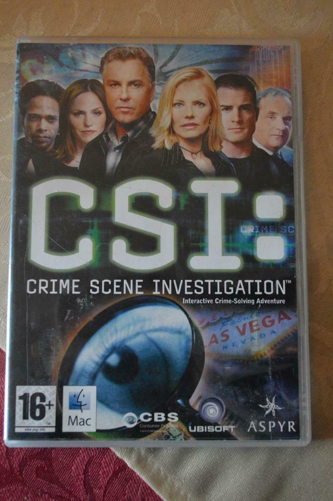 CSI: crime scene investigation, Games en Spelcomputers, Games | Overige, Gebruikt, 1 speler, Ophalen of Verzenden, Strategie en Constructie