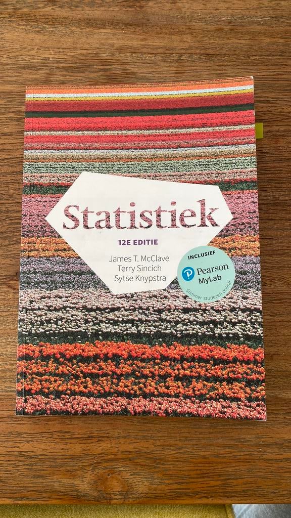 Statistiek, 12e editie met MyLab NL toegangscode, Boeken, Schoolboeken, Nederlands, Ophalen