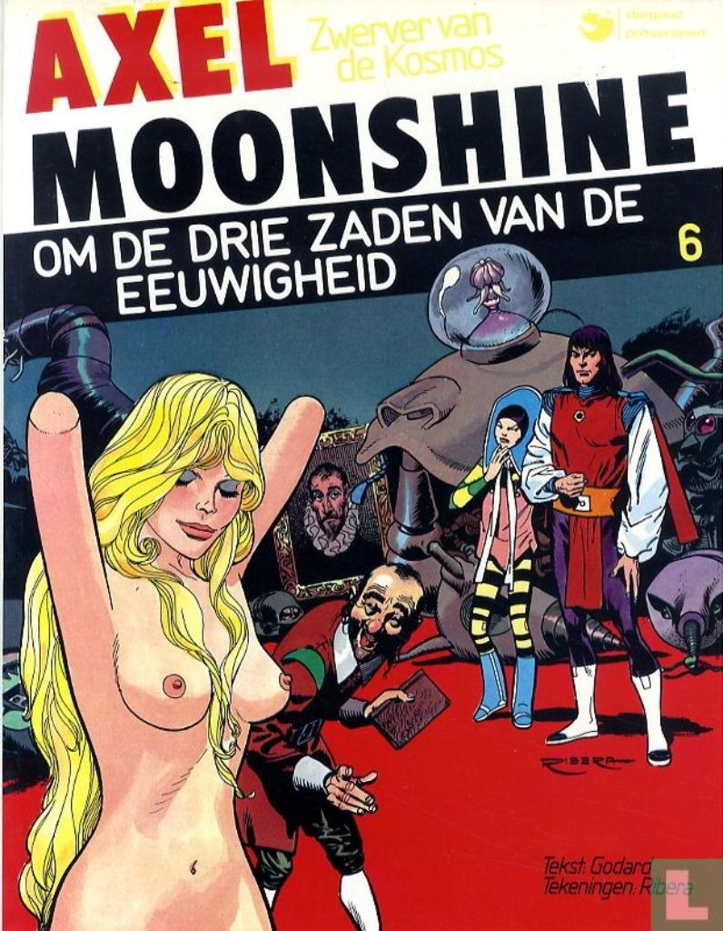 Axel Moonshine - Nr. 6 (Uitgave: 1985) Nieuwstaat! 1e druk!, Eén stripboek, Verzenden, Zo goed als nieuw