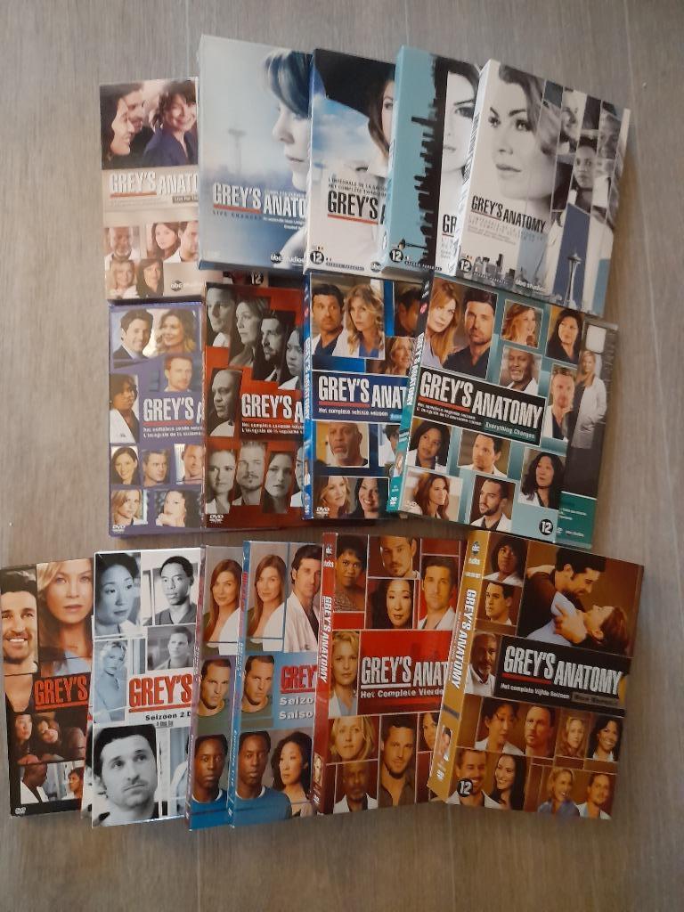 Grey's Anatomy seizoen 1 tot 12, Vanaf 12 jaar, Ophalen of Verzenden, Gebruikt, Drama