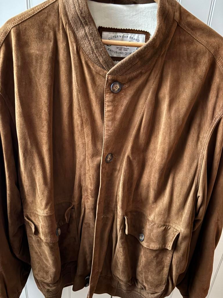 Bomber heren, Ophalen, Gedragen, Maat 56/58 (XL), Bruin