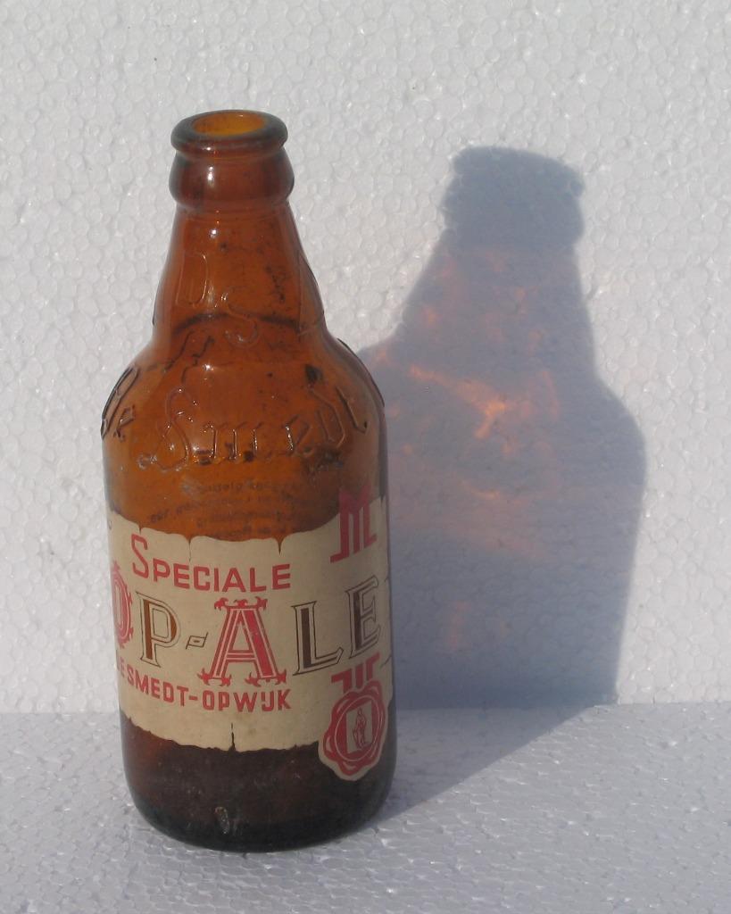 BIERFLES  DE SMEDT - OPWIJK SPECIALE  OP-ALE ( 215 ), Verzamelen, Ophalen, Gebruikt, Flesje(s), Overige merken