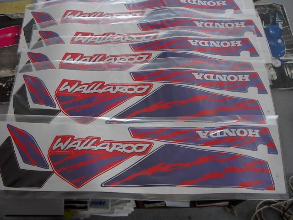 Honda wallaroo jeu complet d'autocollants pour seulement €20, Enlèvement, Neuf, Cadre, Honda wallaroo